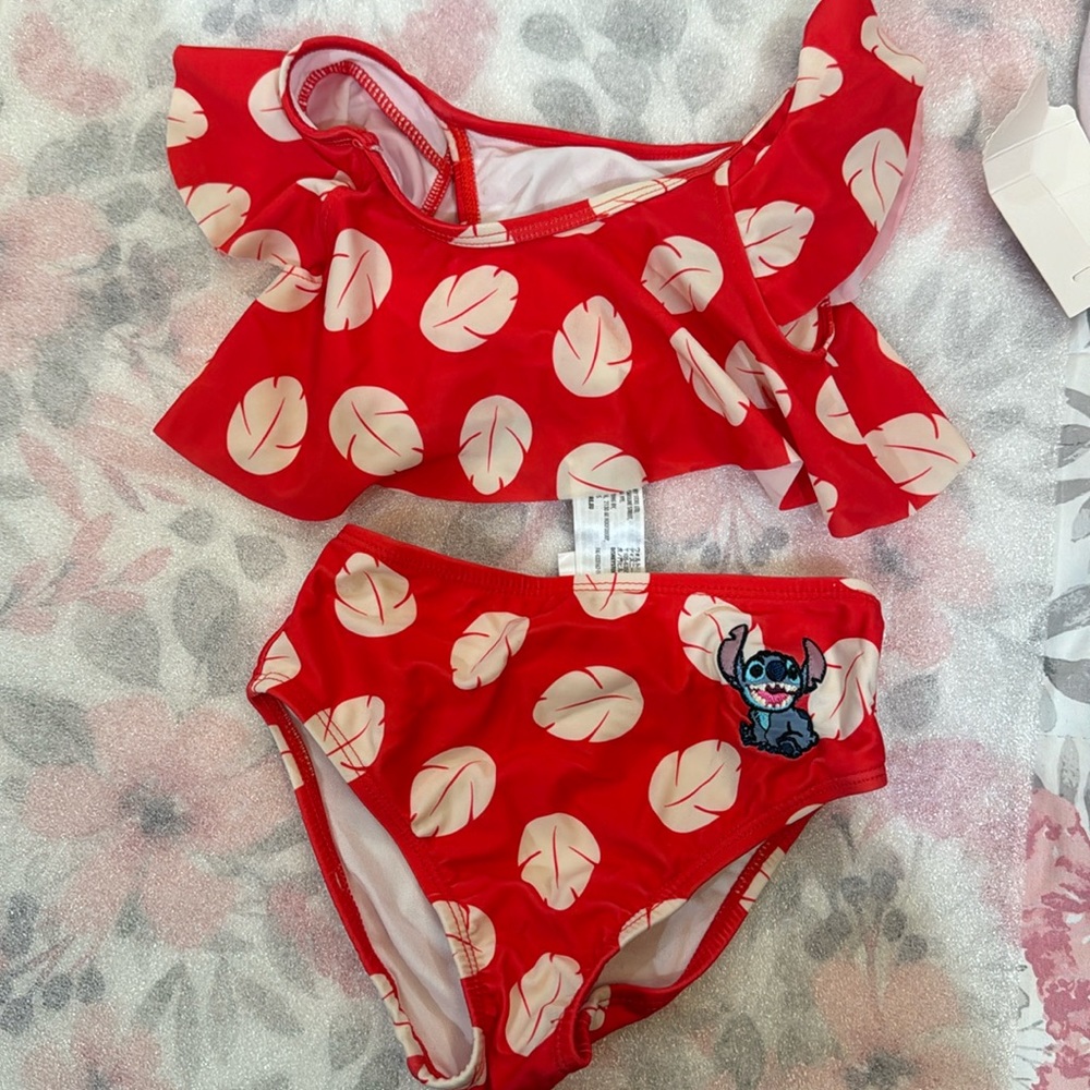 Lilo and stitch 2-pc kids swim suit, like new s3